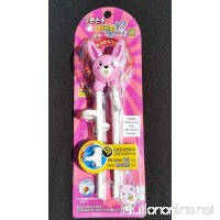 Edison Training Chopsticks for Right Handed Children Pink Rabbit - B001RITF0A